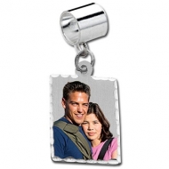 Sterling Silver Petite Rectangle Pandora Style Picture Charm