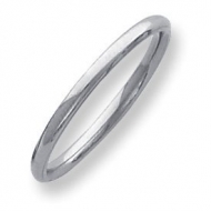 Palladium Medium Weight 2mm Comfort Fit Wedding Band