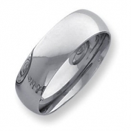 Palladium Medium Weight 7mm Comfort Fit Wedding Band