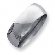 Palladium Medium Weight 8mm Comfort Fit Wedding Band