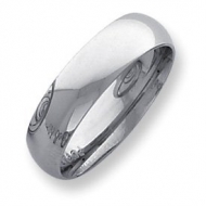 Palladium Medium Weight 6mm Comfort Fit Wedding Band