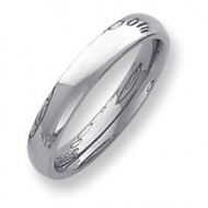 Palladium Heavy Weight 4mm Comfort Fit Wedding Band