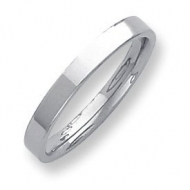 Palladium Flat 3mm Wedding Band