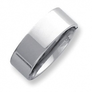 Palladium Flat 8mm Wedding Band