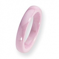 Ceramic Pink 4mm Polished Wedding Band