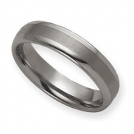 Tungsten 6mm Brushed and Polished Wedding Band