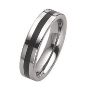 Dura Tungsten Enameled 6mm Polished Wedding Band