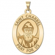Saint Charbel OVAL Medal   EXCLUSIVE 
