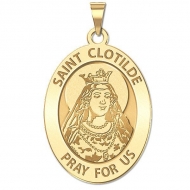 Saint Clotilde OVAL Medal   EXCLUSIVE 