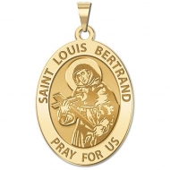 Saint Louis Bertrand OVAL Medal  EXCLUSIVE 