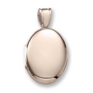18k Premium Weight Yellow Gold Oval Locket