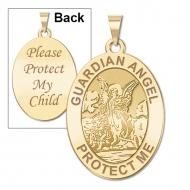 Guardian Angel  Protect My Child  Double Sided Medal   EXCLUSIVE 