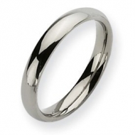 Titanium Polished Comfort Fit 5mm Wedding Band