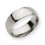 Titanium Polished Comfort Fit 8mm Wedding Band