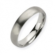 Titanium 5mm Brushed Comfort Fit Wedding Band