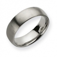 Titanium Polished Comfort Fit 7mm Wedding Band