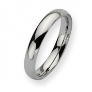 Stainless Steel 4mm Polished Wedding Band
