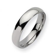 Stainless Steel 5mm Polished Wedding Band