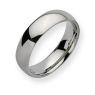 Stainless Steel 6mm Polished Wedding Band