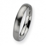 Stainless Steel 4mm Brushed Wedding Band