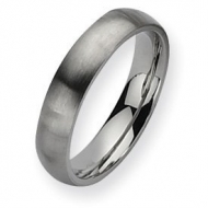 Stainless Steel 5mm Brushed Wedding Band