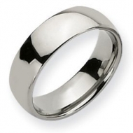 Sterling Silver 7mm Comfort Fit Wedding Band