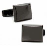 Gunmetal  Rectagular  Engraveable Cufflinks