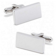 Stainless Steel  Engraveable  Bar  Cufflinks