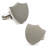 Titanium  Shield  Engraveable Cufflinks