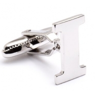Genuine Sterling Silver Letter  I  Cufflinks