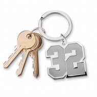  New  Jersey Single Number Keychain with one Digit