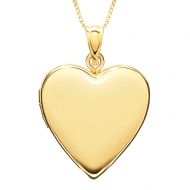 GOLD FILLED Plain Heart Locket