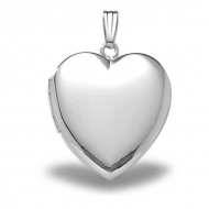 Sterling Silver Large  Heart Locket