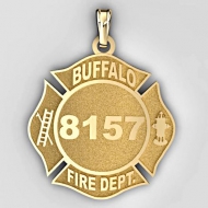 Personalized Buffalo Fire Department Badge