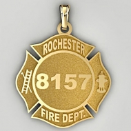 Personalized Rochester Fire Department Badge