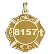 Personalized Syracuse Fire Department Badge