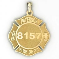 Personalized Paterson Fire Department Badge