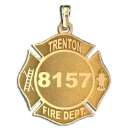 Personalized Trenton Fire Department Badge