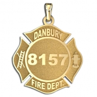 Personalized Danbury Fire Department Badge