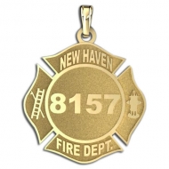 Personalized New Haven Fire Department Badge