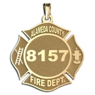 Personalized Alameda County Fire Department Badge