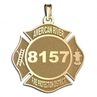 Personalized American River Fire Protection District Badge