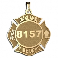 Personalized Oakland Fire Department Badge