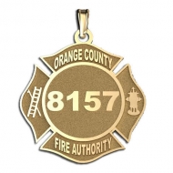 Personalized Orange County Fire Authority Badge