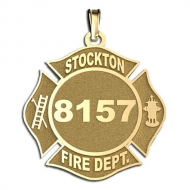 Personalized Stockton Fire Department Badge