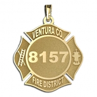 Personalized Ventura Fire Department Badge