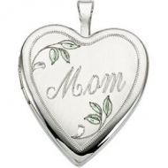 MOM LOCKET WITH COLOR