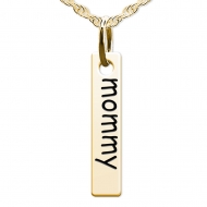 Mommy Tall Tag Charm