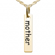 Mother Tall Tag Charm