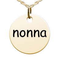 Nonna  Round Disc Charm